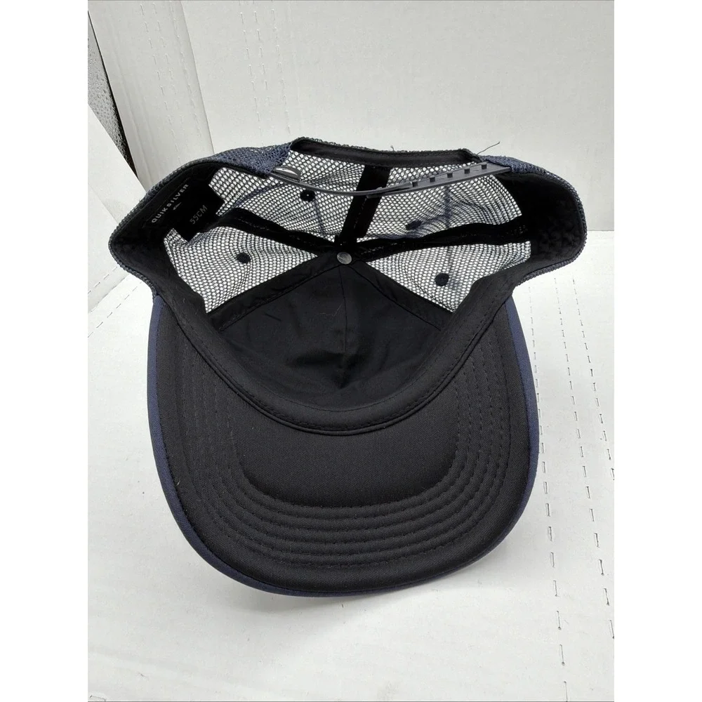 Quiksilver Trucker Cap Snapback Boys 50 cm Mesh Blue Hat Surfer Beach NWOT - Picture 10 of 12